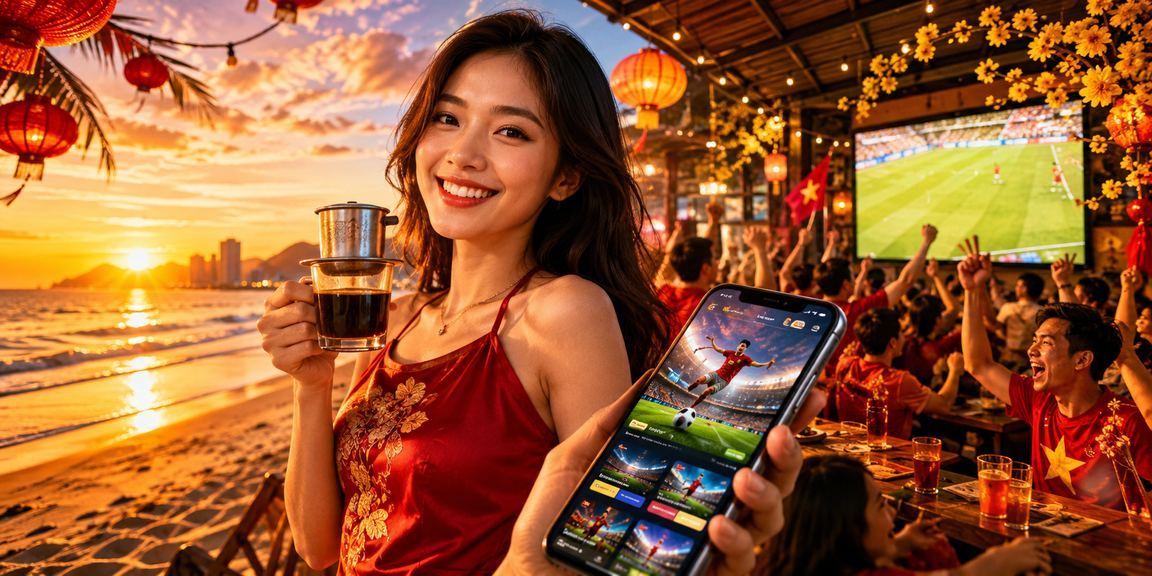 Cafe tại Đà Nẵng với cảnh casino di động